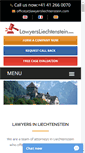 Mobile Screenshot of lawyersliechtenstein.com